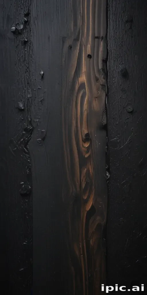 wood texture black