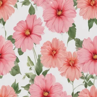 flowers with white background