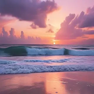 aesthetic beach background