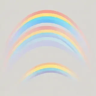 rainbow transparent