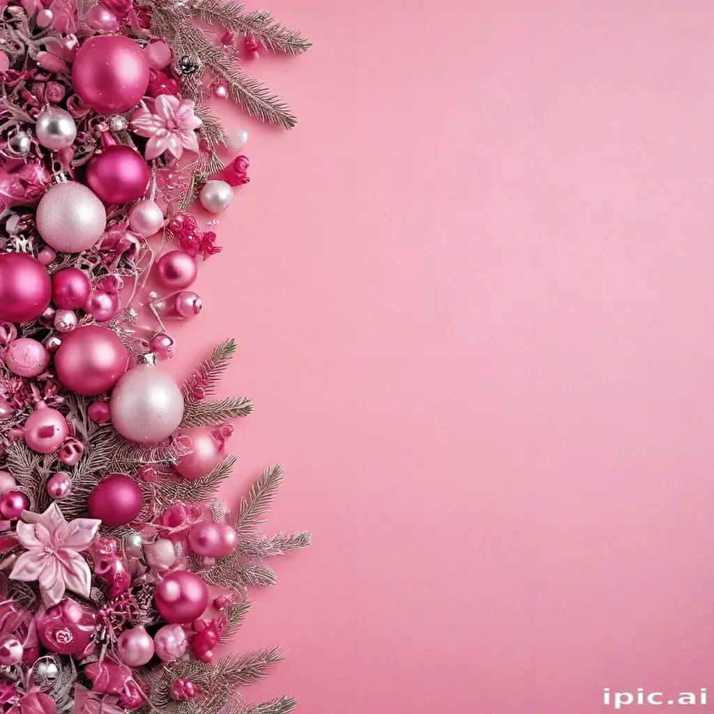pink christmas background