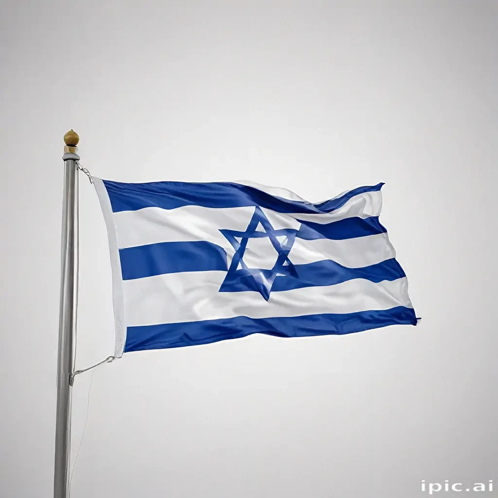 transparent israel flag