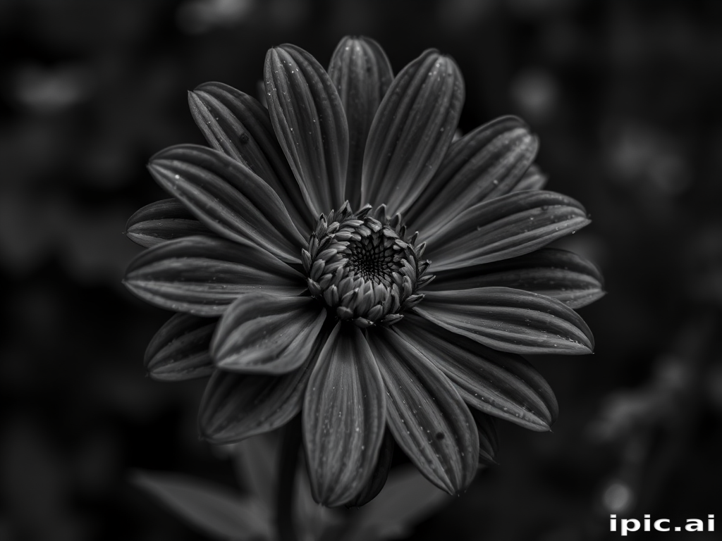 flower images black and white