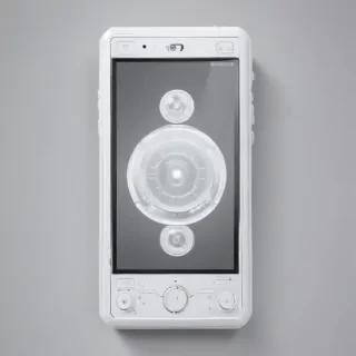 icon phone white