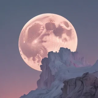 pastel aesthetic moon wallpaper