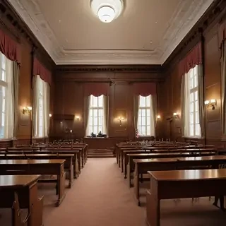 court room background