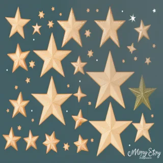 christmas star clipart free