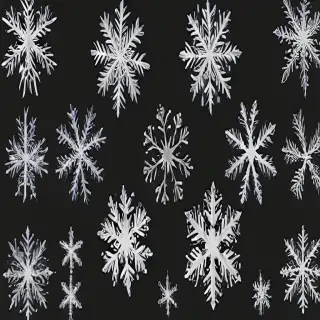 snow flakes png