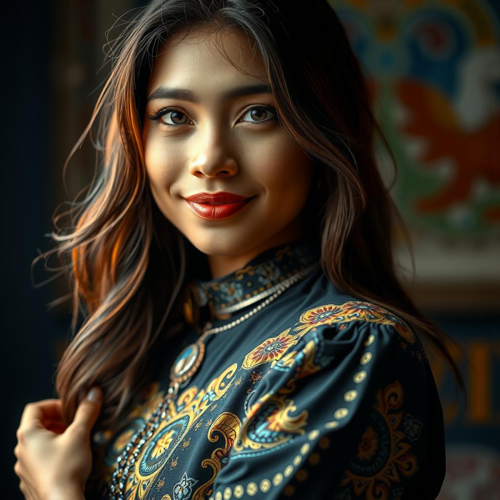 Portrait of a Brazilian woman in her 20s