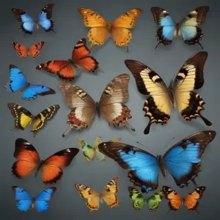 png butterflies