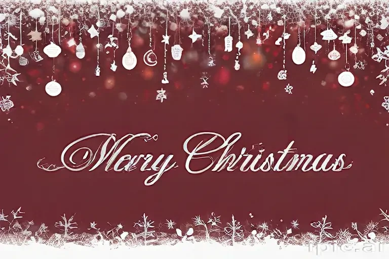 transparent merry christmas