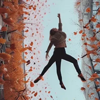 aesthetic falling