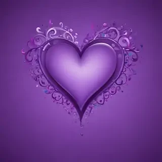 purple wallpaper heart