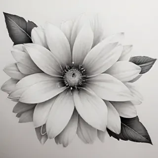 flower drawings pencil