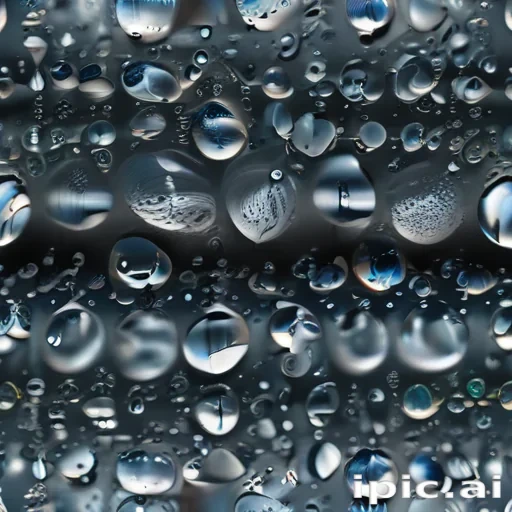 water droplets transparent