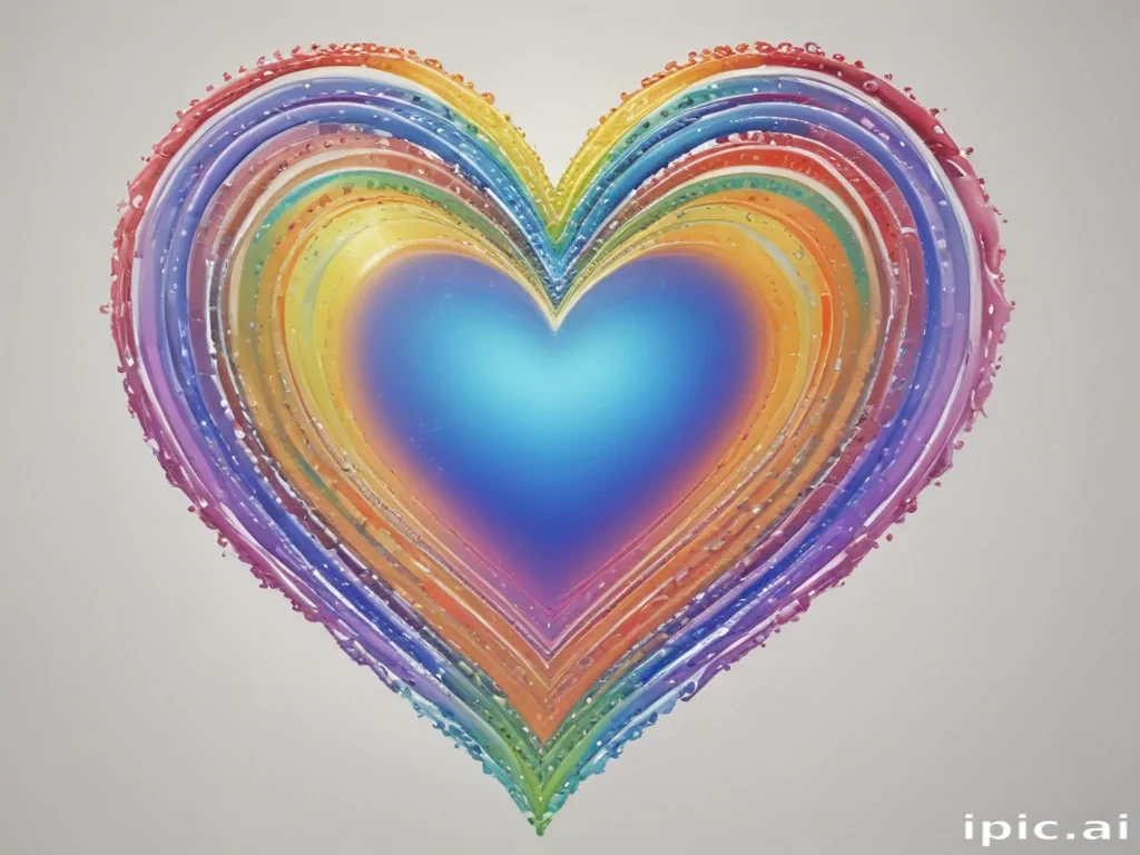 rainbow heart png