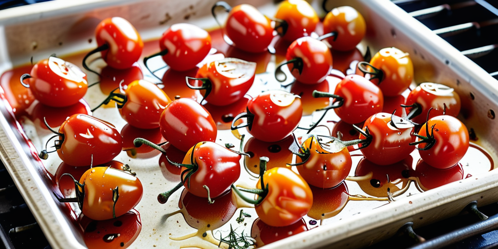 roasting cherry tomatoes for sauce