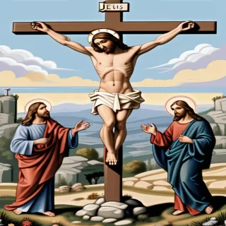 jesus on the cross clipart