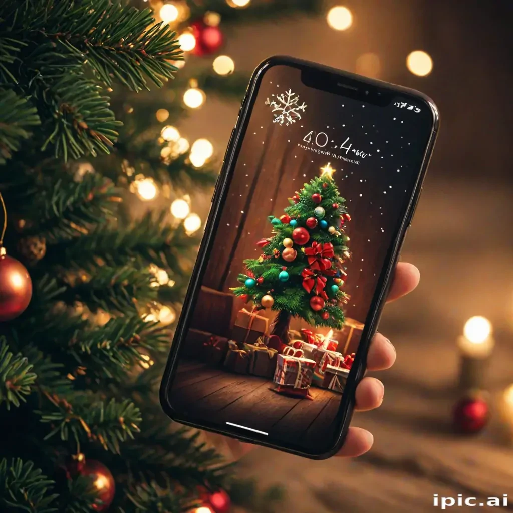christmas phone wallpaper 4k