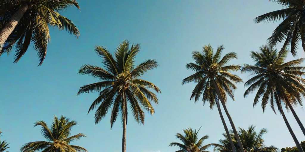 palm trees background