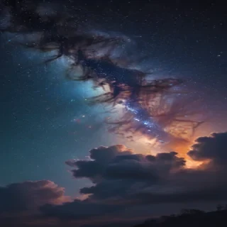 starry background aesthetic