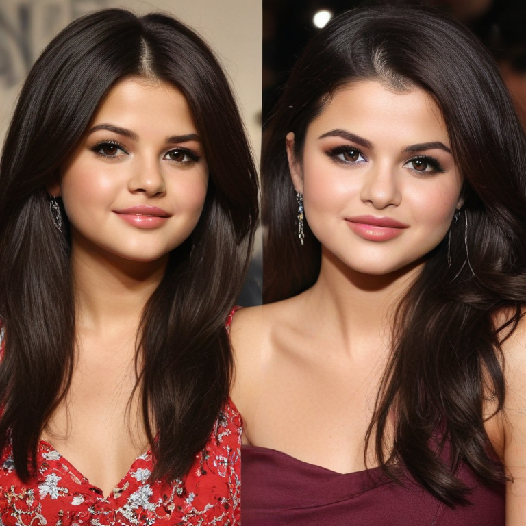 selena gomez then vs now