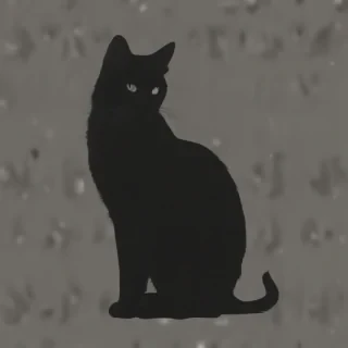 cat silhouette png