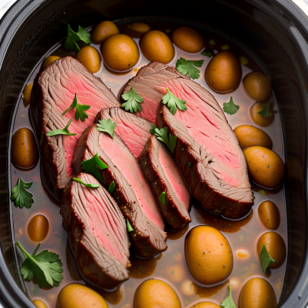 sirloin tip roast crock pot slow cooker