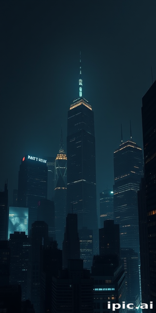 dark city background