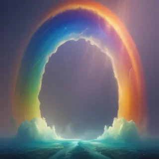 rainbow transparent background