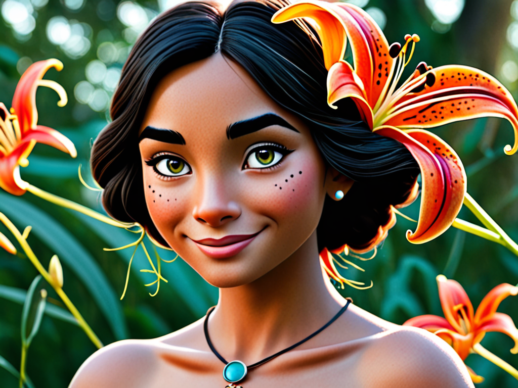 Tiger Lily fron cartoon Peter Pan