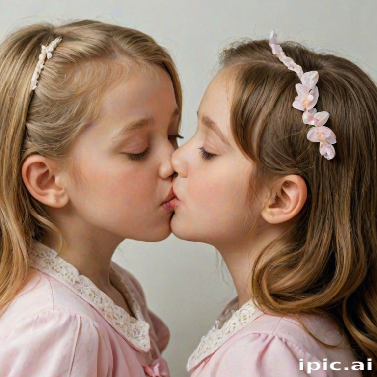 2 girls kissing