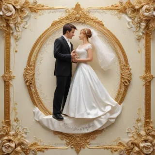 marriage card background