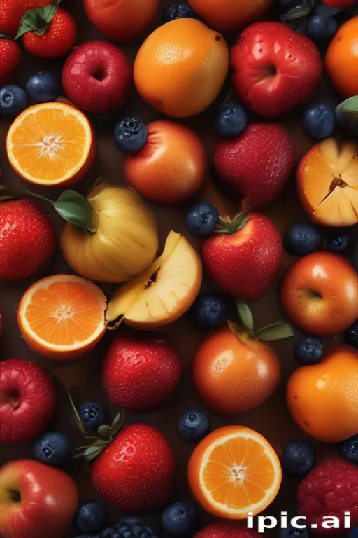 aesthetic fruit background