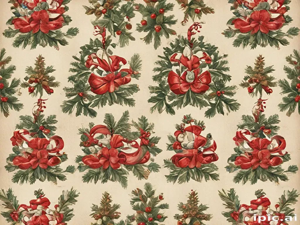 free printable vintage christmas images