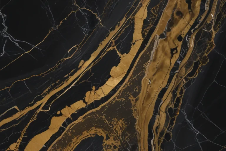 black and gold marble