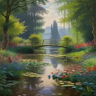 claude monet wallpaper