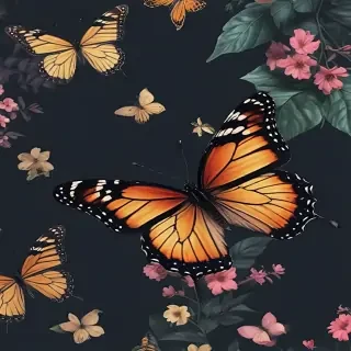 aesthetic wallpaper butterfly