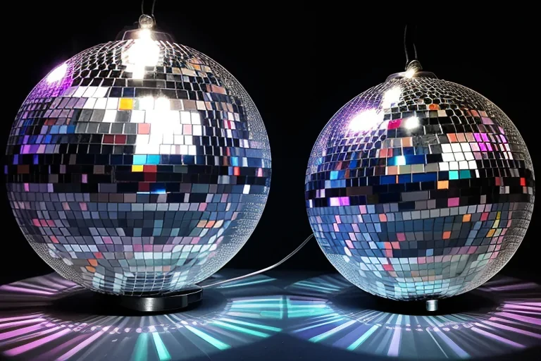 transparent disco balls