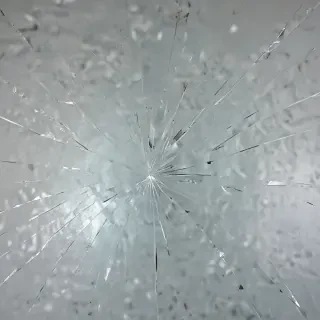 broken glass overlay