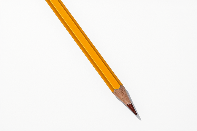 Create a highly detailed illustration of two yellow pencils crossed over each other with realistic shadows and textures, using a Canon EOS 5D Mark IV camera, aperture f/8, ISO 100, 50mm lens, soft focus for a professional look.