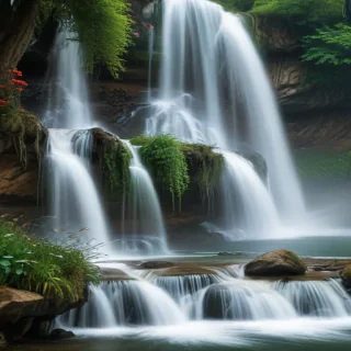 water fall wall paper