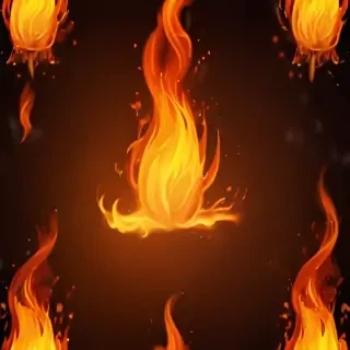 background with fire
