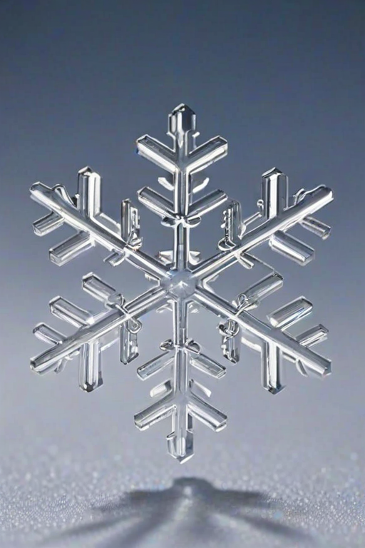 transparent snowflake