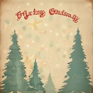 vintage merry christmas