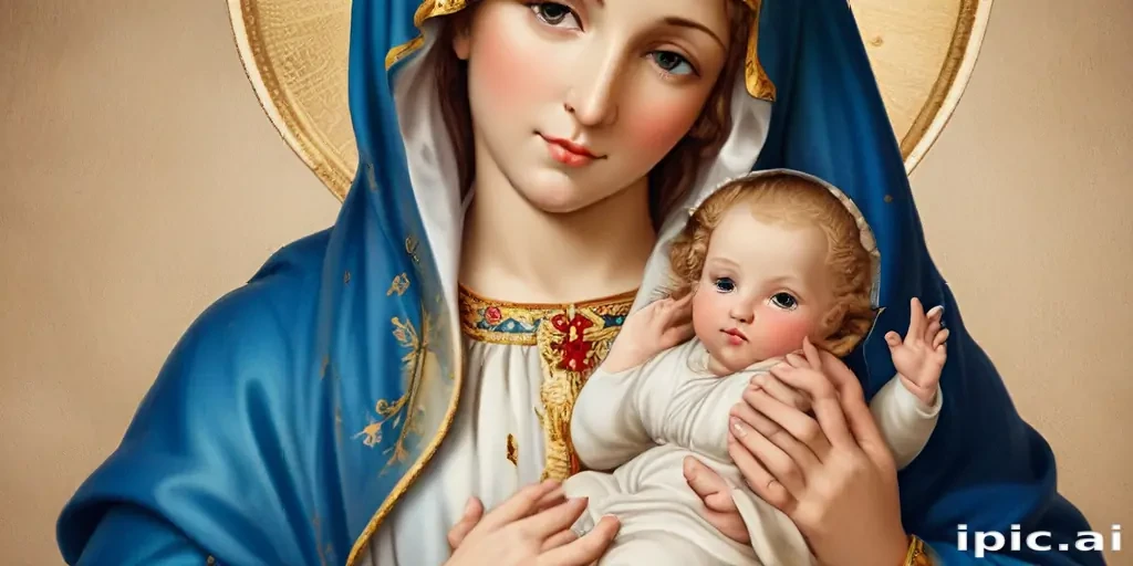 virgin mary clipart