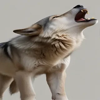 wolf howl png