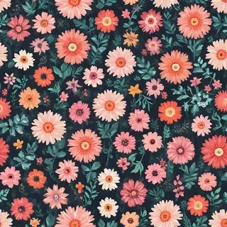 pixel flowers