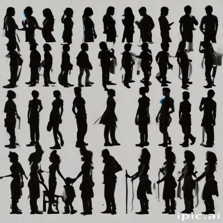 people silhouette png