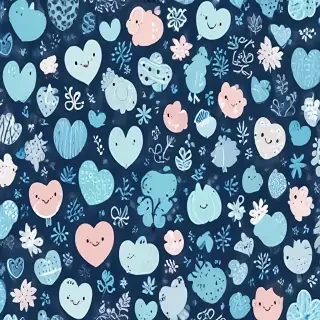 cute backgrounds blue